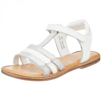 Sandalias de Mujer y Niña KICKERS 895212-30 DIAMANTO 3 BLANC ARGENT, sandalias de piel, color blanco claro liso