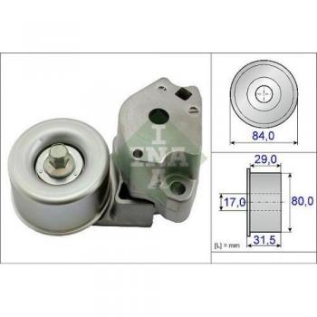 Brazo tensor INA para correa poli V, modelo 534 0477 10