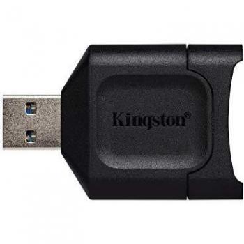 Kingston MobileLite Plus USB 3.1 Type-A SDHC/SDXC UHS-II Card Reader in Black