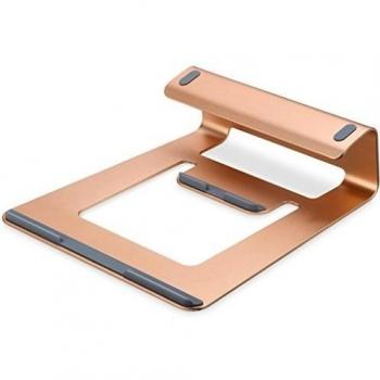 Guo Mac ordenador portátil de pie de cuello uterino rejilla de refrigeración del ordenador de sobremesa con base de aluminio