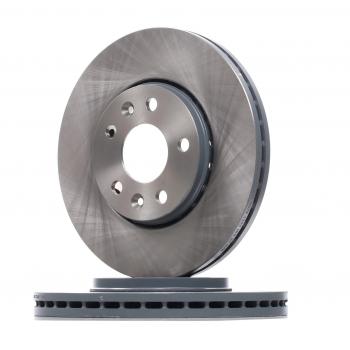 Disco de freno FEBI BILSTEIN 108625, frente, ventilado, 1 pieza