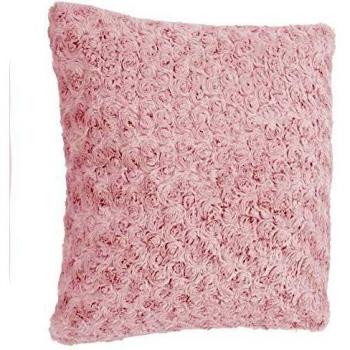 Cojín de Piel Borreguito Rosa 45 x 45 cm