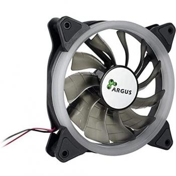 Inter-Tech Argus RS-051 RGB Ventilador para Carcasa de Ordenador 120mm Negro