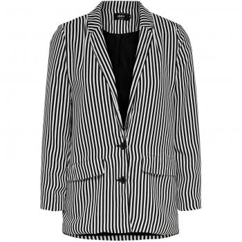 Only Blazer Vigga Rayas Mujer 38 Negro