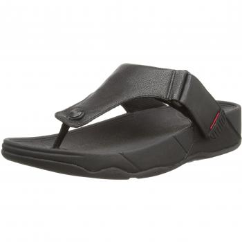 FitFlop Trakk II All-Black Men's Flip Flops
