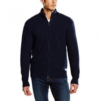 Dockers MOCK NECK FULL ZIP SWEATER, suéter Hombre, Rojo