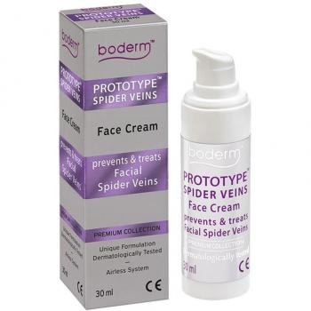 Boderm Prototype Spider Veins Crema Facial 30 Ml - Crema facial para el tratamiento de venas spider, presentación de 30 ml