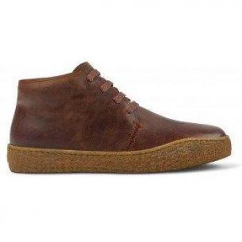 Camper Peu Terreno Men's Brown Leather Ankle Boots