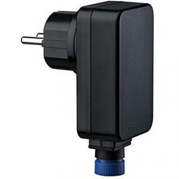 Fuente de alimentación Plug & Shine IP44 21W 24V DC Negra para exteriores