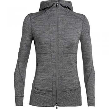 Icebreaker Camiseta Manga Larga Modelo Wmns Quantum II LS Zip Hood Marca
