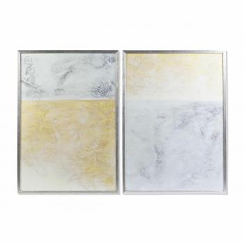 Cuadro Abstracto DKD Home Decor 70 x 3 x 100 cm (2 Unidades)