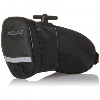XLC 2501716800 – Bolsa para sillín, Negro, 18.5 x 9.5 x 11 cm