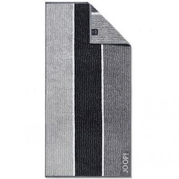 JOOP! Signature Lines 1658 - Toallas de mano, algodón, 97 Schwarz, 50 x 100 cm