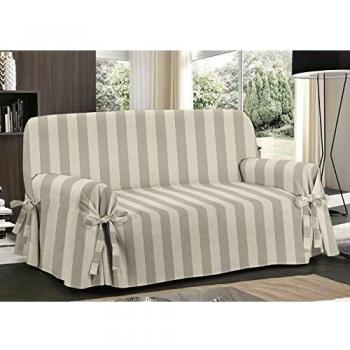 Biancheriaweb - Funda para sofá de 3 plazas, Color Beige