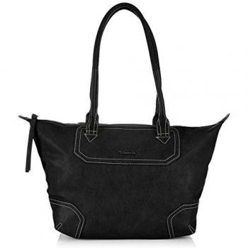 Tamaris Bobbie Shopping Bag - Bolso tote, color Black 001, talla 48x31x18 cm