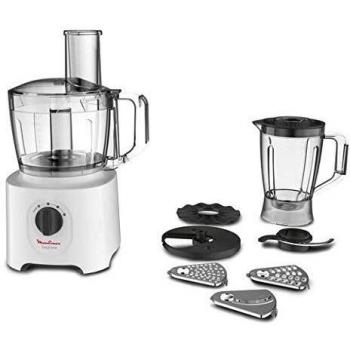 Robot de Cocina Moulinex Easy Force 700W, 2.4L, Multifuncional con 6 Accesorios y 25 Funciones
