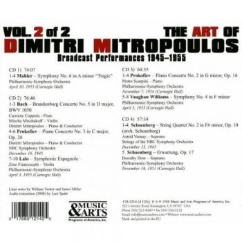 The Art of Dmitri Mitropoulos Vol.2