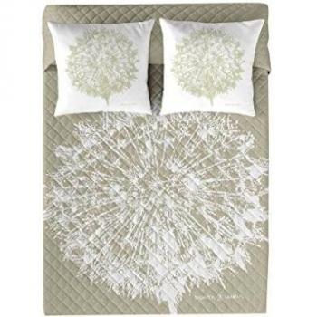 Devota&Lomba Colcha Bouti Dente Beige/Blanco Cama 150