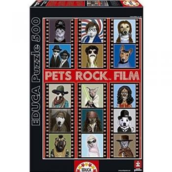 Puzzles Educa - Pets Rock Film, Puzzle de 500 Piezas