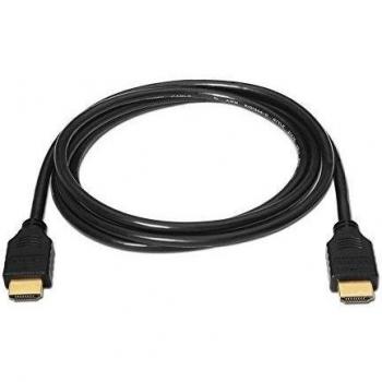 NanoCable 10.15.0301 - Cable HDMI V1.3 Alta Velocidad, 1080P, Tipo a Macho-Macho, A/M - A/M, Negro, 1Mts