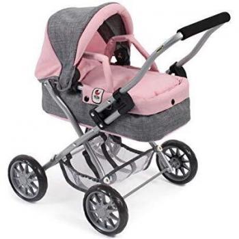 Bayer Chic 2000 555 Cochecito de muñeca, Gris Rosa