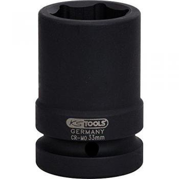 KS Tools 515.2130 Llaves de Vaso de Impacto, Modelo Delgado/semilargo, Acero Especial, pavonado