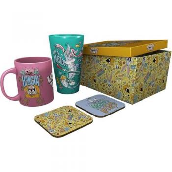 Set de Regalo Looney Tunes - Pack Fan Multicolor con Taza, Vaso y Posavasos