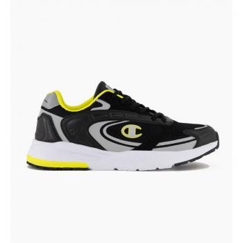 Zapatillas Champion Champ 2K Low Cut Hombre Negro Amarillo