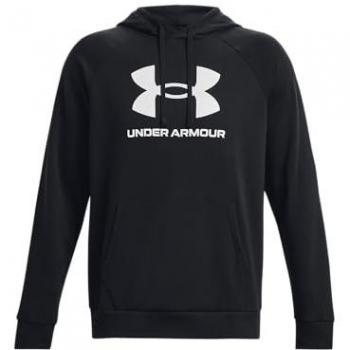 Under Armour Men's Rival Fleece Logo Hoodie - Black - 3XL