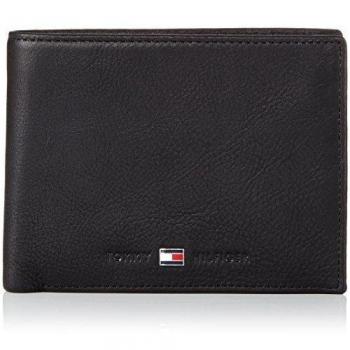 Tommy Hilfiger Johnson CC and Coin Pocket - Cartera para Hombre, Color Black 990, Talla 13x10x2 cm