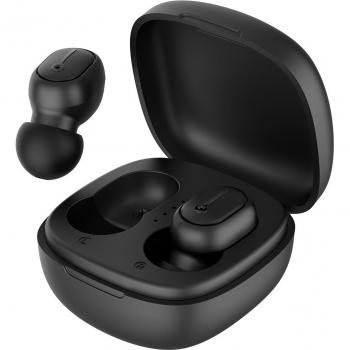 Auriculares de botón Inves Tws Mini T17 negro True Wireless