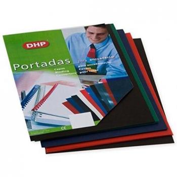 PORTADA CARTÓN GOFRADO 1000GRAM A4 Negro P/100