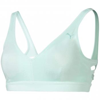 Puma Show Off Bra L Sujetador Deportivo, Mujer, Fair Aqua, XS