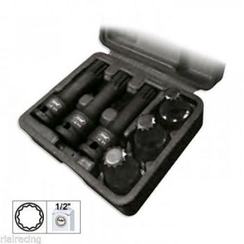 JUEGO DE PUNTAS XZN DE IMPACTO DE 1/2 6 PIEZAS JBM REF 52546 PROFESIONAL