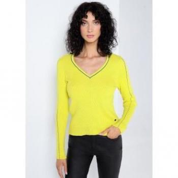 Jersey punto con cuello pico de Victorio & Lucchino