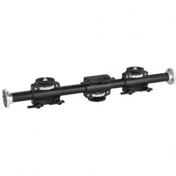 Brazo de extensión Walimex WT-628 con 2 patines, 60 cm, accesorio para trípode