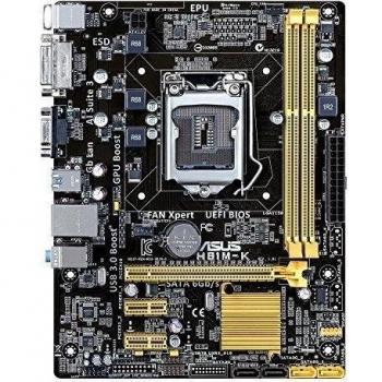Placa Base ASUS H81M-K, Micro ATX, Socket 1150, 2x DDR3, USB 3.0, SATA3 con VGA Integrada