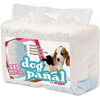 Arppe 2975010500 Pañal para Perro, Talla XXS, Cranberry