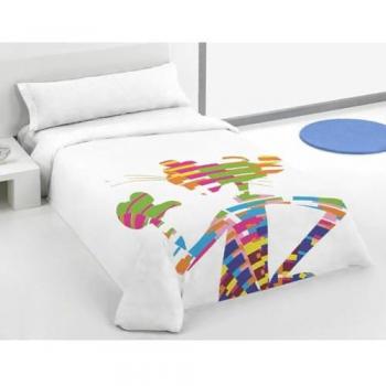 Juego de Funda Nórdica Multicolor Hosteline POP PP para Cama de 90 - 2 Piezas