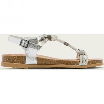 Sandalias planas de mujer de piel con hebilla (Porronet - Sandalias planas de mujer de piel con hebilla)