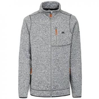 Trespass - Chaqueta de Forro Polar para Hombre, 320 g/m², para Caminar, Senderismo, Camping, Deportes de Nieve, esquí y Snowboard, Wallow, Hombre, Color Gris Claro, tamaño XX-Large