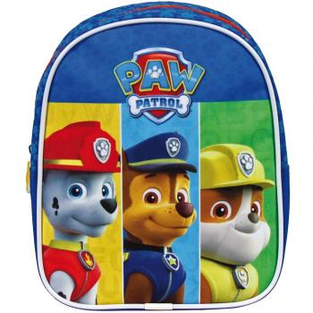 Perletti Paw Patrol 13523, Pequeña mochila de niño para jardín de infancia, Azul