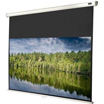 celexon manualmente Extensible Pantalla para Cine en casa y Negocios 4K y Full-HD Enrollable -Pantalla Economy - 160 x 90 cm - 72 - 16:9