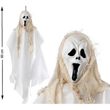 Colgante Fantasma Blanco de 60 cm