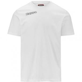Camiseta de Fútbol Infantil Kappa Blanca Unisex Estándar