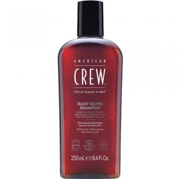 Champú Plateado Diario American Crew 250ml, paraben-free, para protección del color