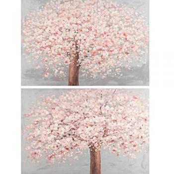 Cuadro DKD Home Decor 120 x 3,5 x 80 cm Árbol Tradicional (2 Unidades)
