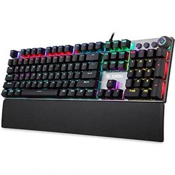 Teclado Mecánico Gaming Ibox AURORA K-4 RGB Negro/Plateado QWERTY