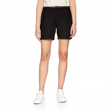 Vero Moda Vmflame NW Chino Shorts Noos, Pantalones Cortos para Mujer, Negro