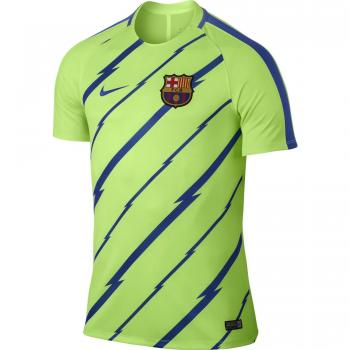 Nike Fcb M Nk Dry Sqd Ss Gx Camiseta de Manga Corta Fc Barcelona, Hombre, Verde